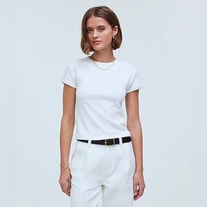 Madewell Raglan-Sleeve Baby Tee